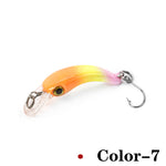 Lingerz Lure Micro Lure 1.3g/4cm Minnow White Stripe Lure Micro Casting Type [Various Styles to Choose From]