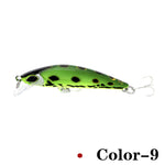 Lingerz Lure Bait Micro Minnow Long-distance Casting Lure Vibrating Slow Sinking 7cm/9g Cockroach Blood Groove Hook [Various Styles Available]