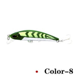 Lingerz Lure Bait Micro Minnow Long-distance Casting Lure Vibrating Slow Sinking 7cm/9g Cockroach Blood Groove Hook [Various Styles Available]