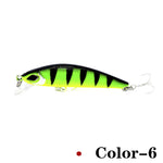 Lingerz Lure Bait Micro Minnow Long-distance Casting Lure Vibrating Slow Sinking 7cm/9g Cockroach Blood Groove Hook [Various Styles Available]