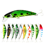 Lingerz Lure Bait Micro Minnow Long-distance Casting Lure Vibrating Slow Sinking 7cm/9g Cockroach Blood Groove Hook [Various Styles Available]