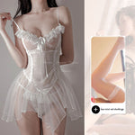 Lingerz sexy lingerie transparent pajamas sexy flirting uniform temptation teasing emotional products passion suit perspective