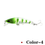 Lingerz Lure Bait Micro Minnow Long-distance Casting Lure Vibrating Slow Sinking 7cm/9g Cockroach Blood Groove Hook [Various Styles Available]