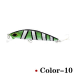 Lingerz Lure Bait Micro Minnow Long-distance Casting Lure Vibrating Slow Sinking 7cm/9g Cockroach Blood Groove Hook [Various Styles Available]