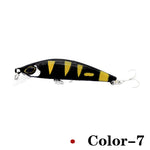 Lingerz Lure Bait Micro Minnow Long-distance Casting Lure Vibrating Slow Sinking 7cm/9g Cockroach Blood Groove Hook [Various Styles Available]