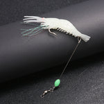 Lingerz Lure Luminous Bionic Fake Shrimp Fishing Bait Fishing Tackle [Various Styles to Choose From]